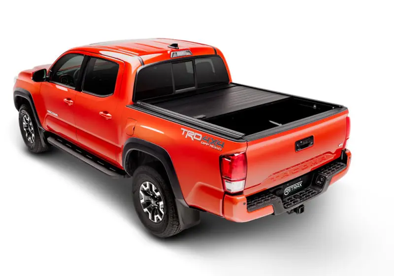 Retraxpro Mx Power Retractable Tonneau Cover 66.7 In. Fits 2007-21 Tundra Crewmax W/ Deck Rail 1