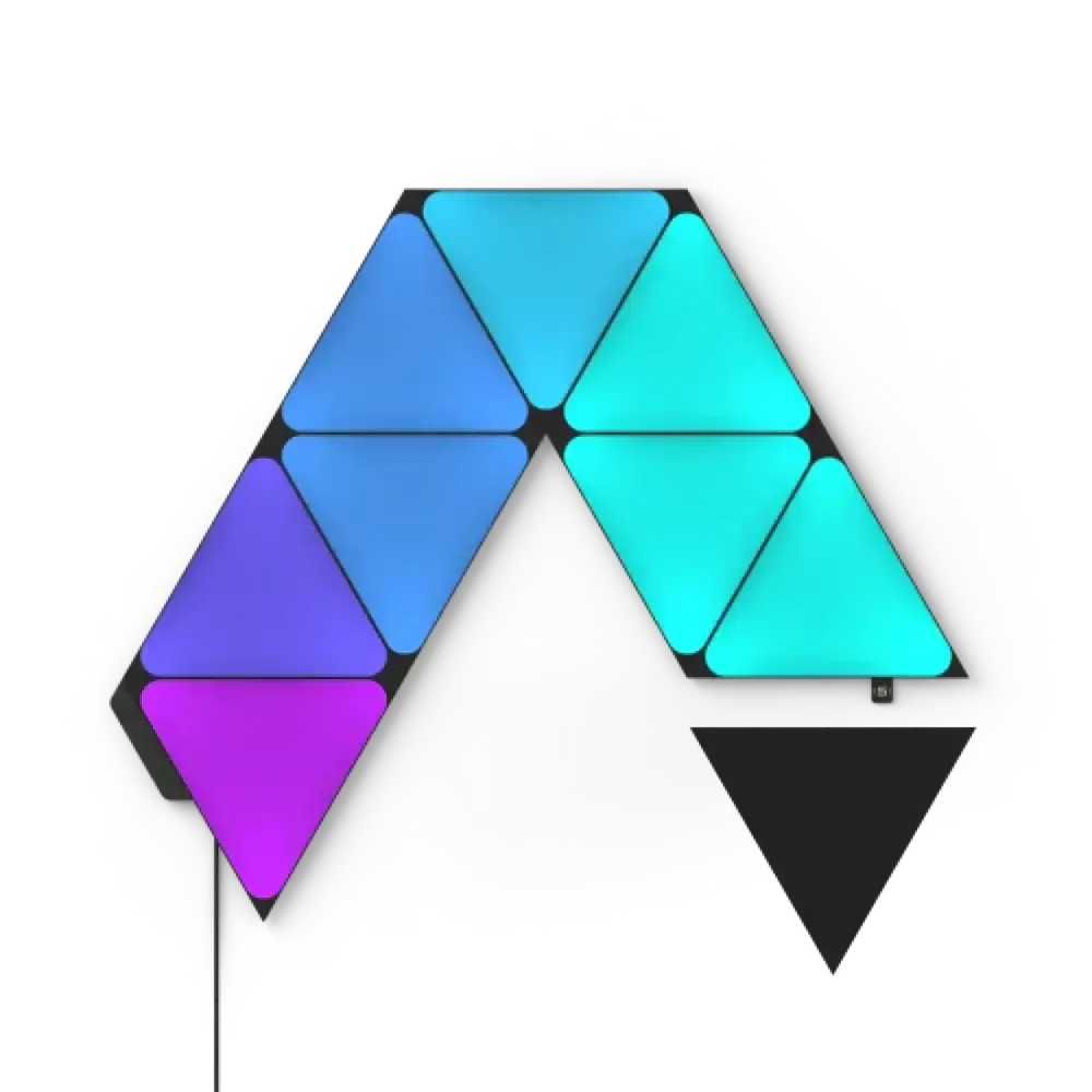 Nanoleaf Shapes - Limited Edition Ultra Black Triangles Starter Kit - Zestaw Paneli Świetlnych Led 1