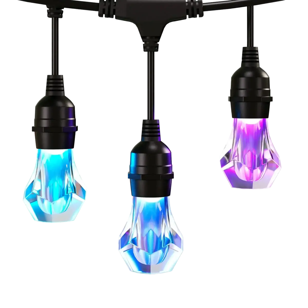 Nanoleaf Essentials - Smart Multicolour Outdoor String Light Expansion Pack - Wielokolorowe Lampki Zewnętrzne 1