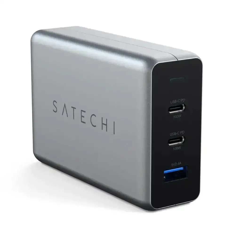 Satechi - 100W Usb-C Pd Compact Gan Charger - Ładowarka 2W1 1