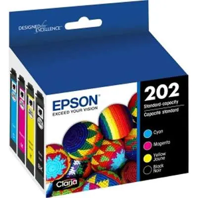 T202120bcs Epson T202 Combo (Cmky) Durabrite Ultra Ink Cartr 1