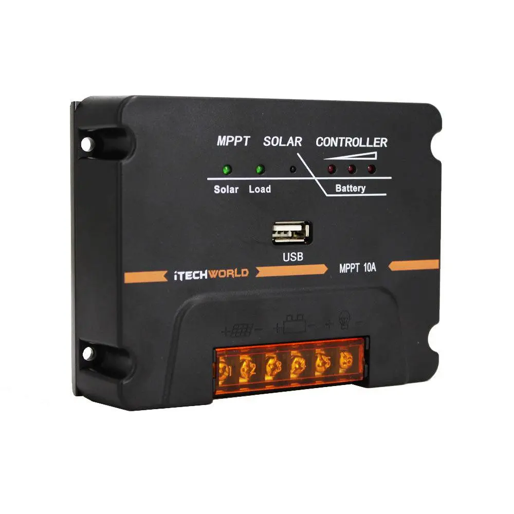 Itechworld | Mppt Solar Charge Controller | 10A 12/24V 1