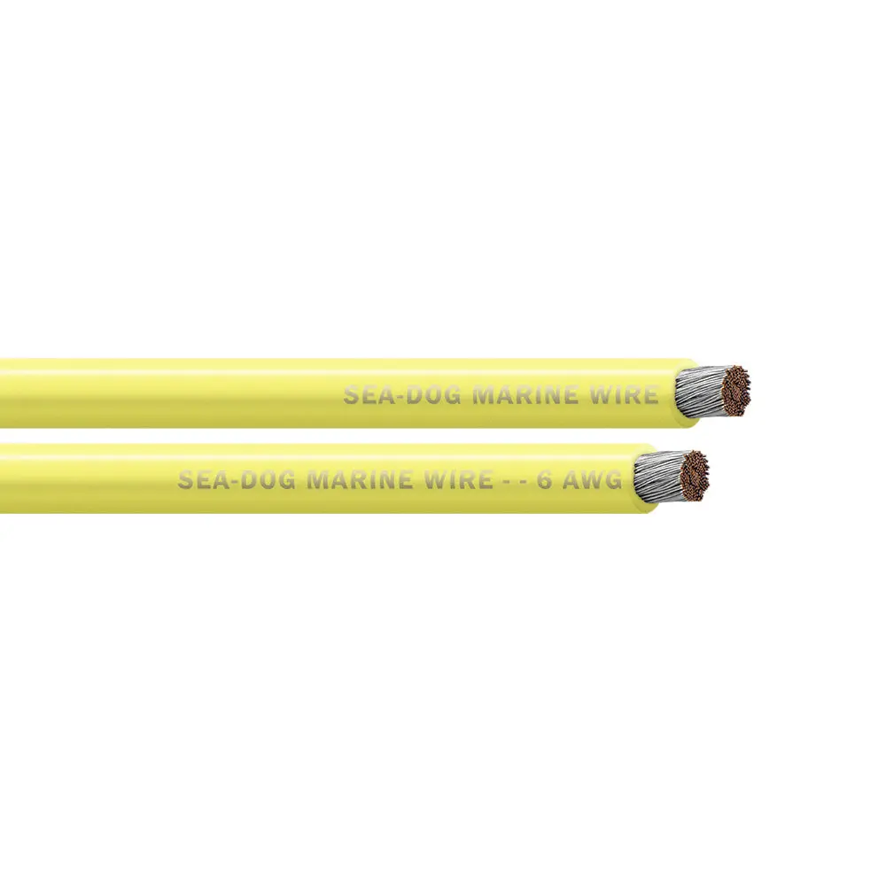 Sea-Dog 6 Awg Yellow Battery Cable - 250' [8006034] 1
