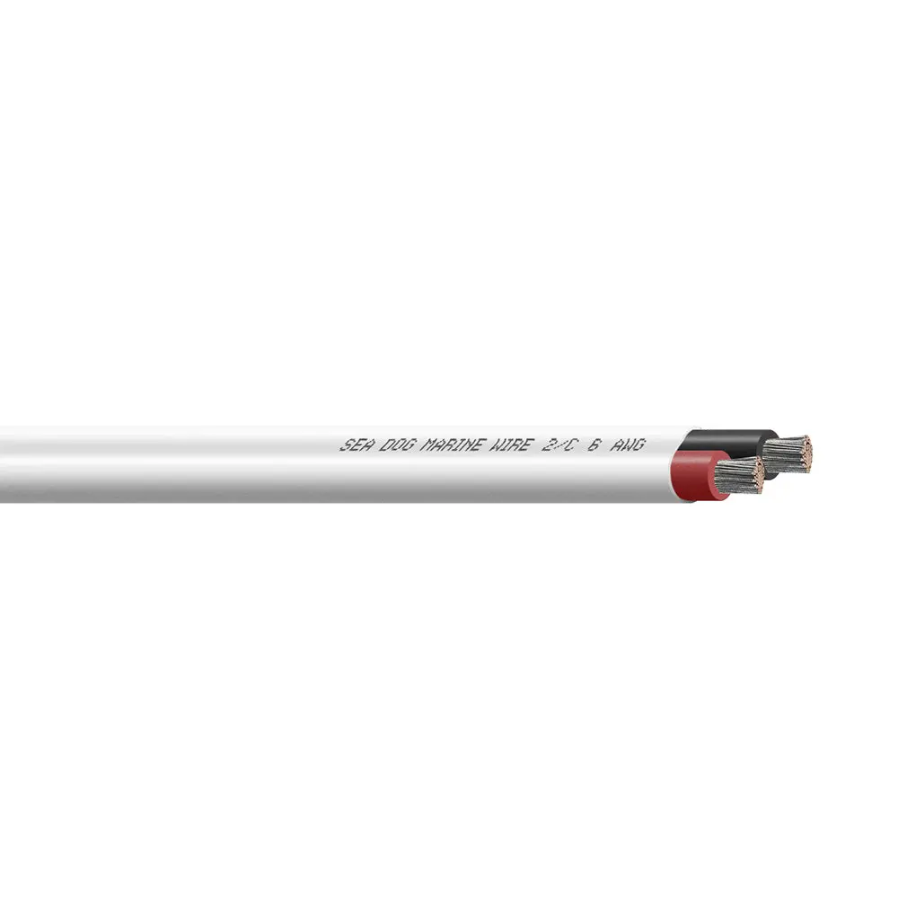 Sea-Dog 6/2 Awg Flat Duplex Wire Red/Black - 50' [8006201] 1