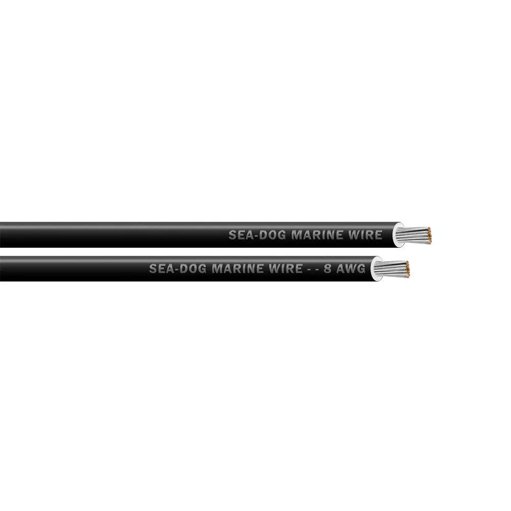 Sea-Dog 8 Awg Black Primary Wire - 50' [8008011] 1