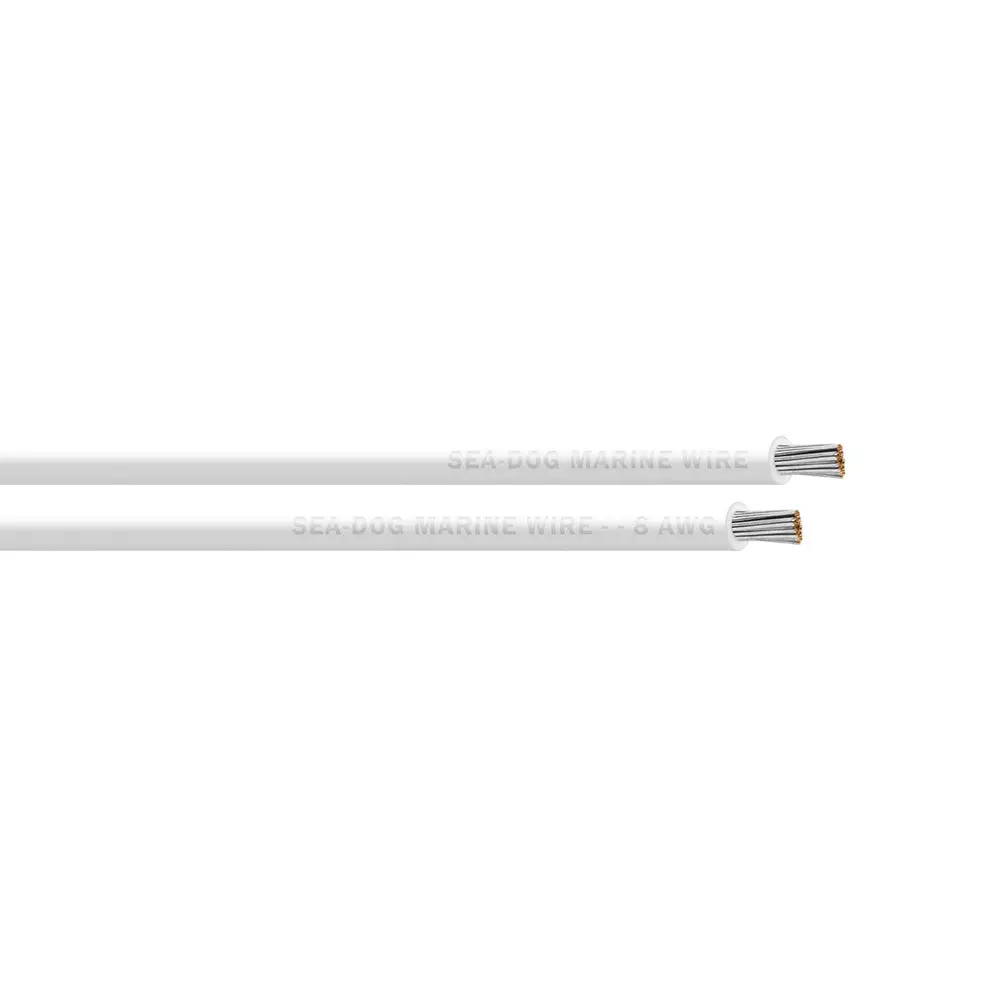 Sea-Dog 8 Awg White Primary Wire - 250' [8008054] 1