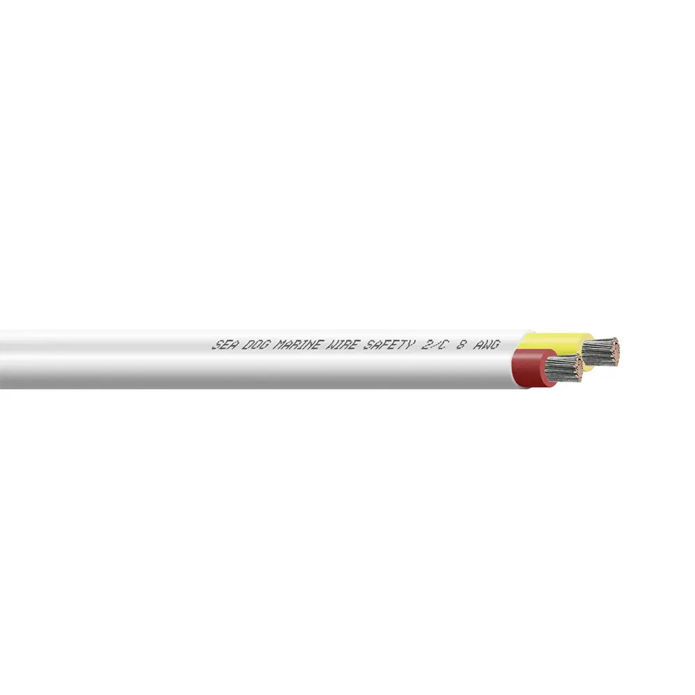 Sea-Dog 8/2 Awg Flat Duplex Safety Wire Red/Yellow - 500' [8008227] 1