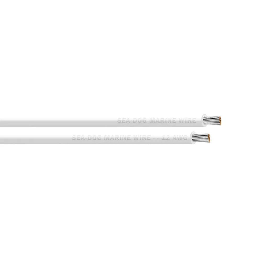 Sea-Dog 12 Awg White Primary Wire - 25' [8012050] 1