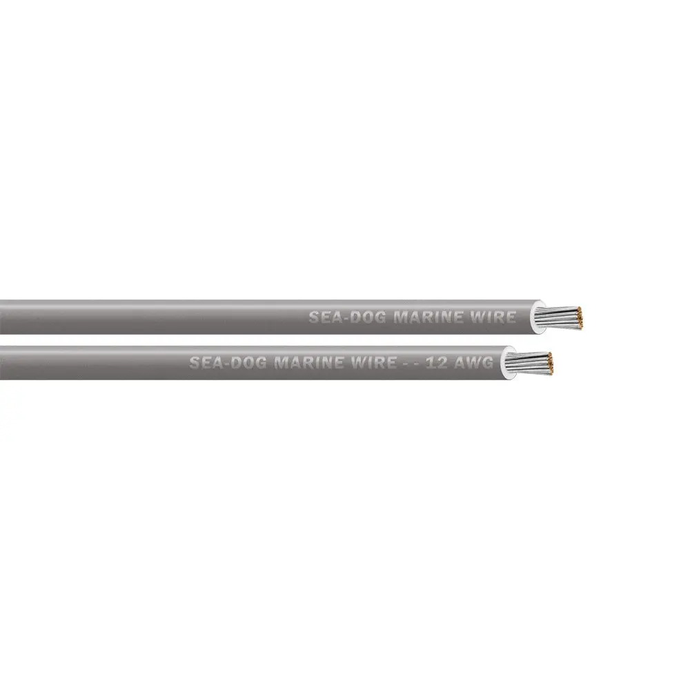Sea-Dog 12 Awg Grey Primary Wire - 1000' [8012119] 1