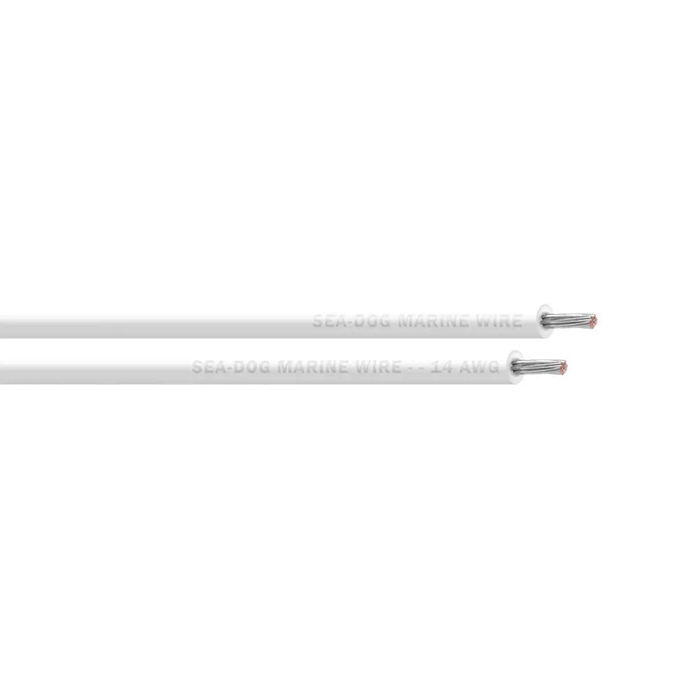 Sea-Dog 14 Awg White Primary Wire - 25' [8014050] 1