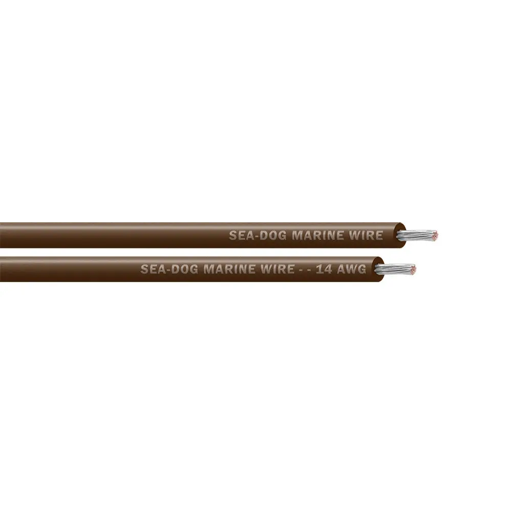 Sea-Dog 14 Awg Brown Primary Wire - 25' [8014070] 1