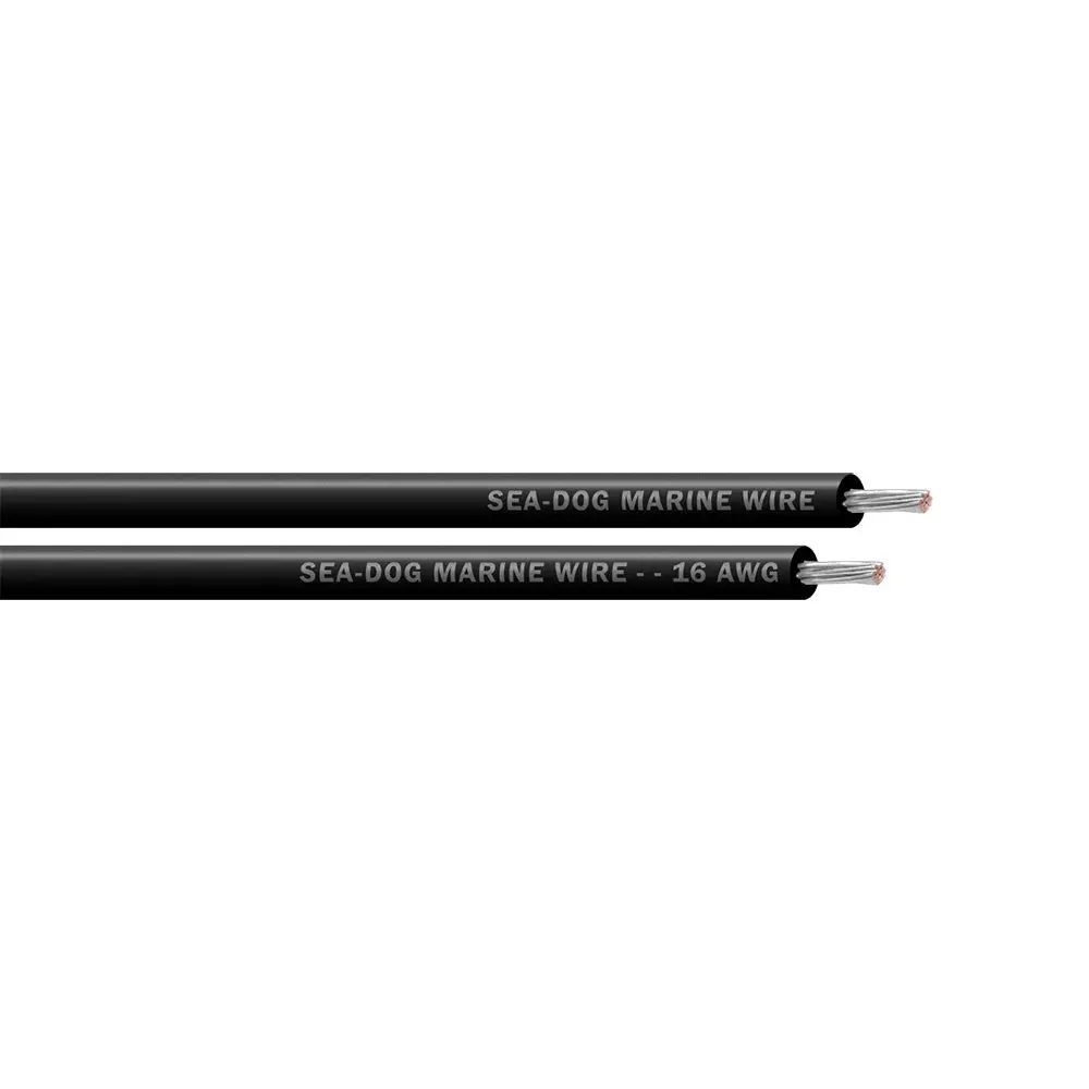 Sea-Dog 16 Awg Black Primary Wire - 1000' [8016019] 1