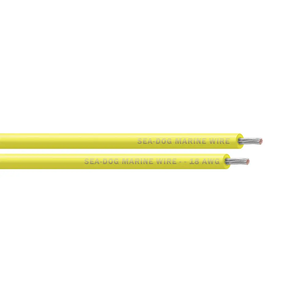 Sea-Dog 18 Awg Yellow Primary Wire - 25' [8018030] 1