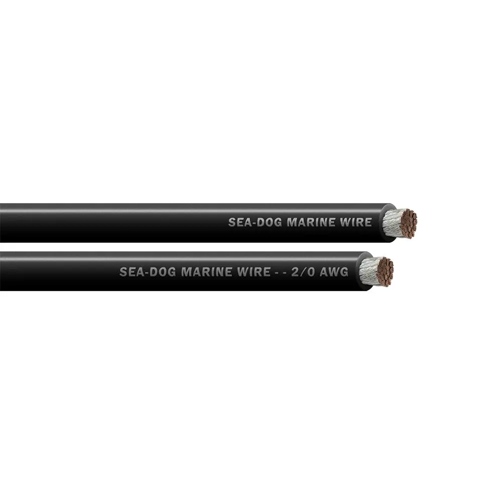 Sea-Dog 2/0 Awg Black Battery Cable - 100' [8021012] 1