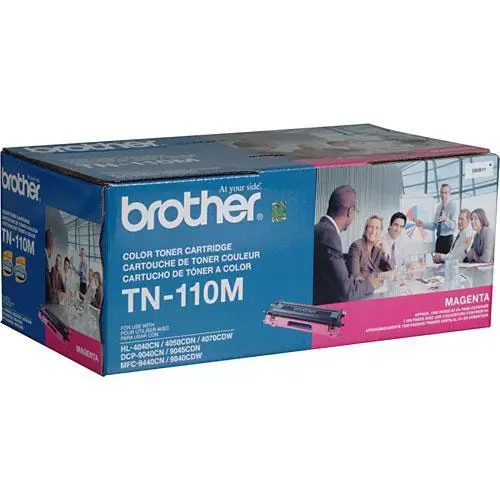 Oem Brother Tn-110M Magenta Toner Cartridge 1