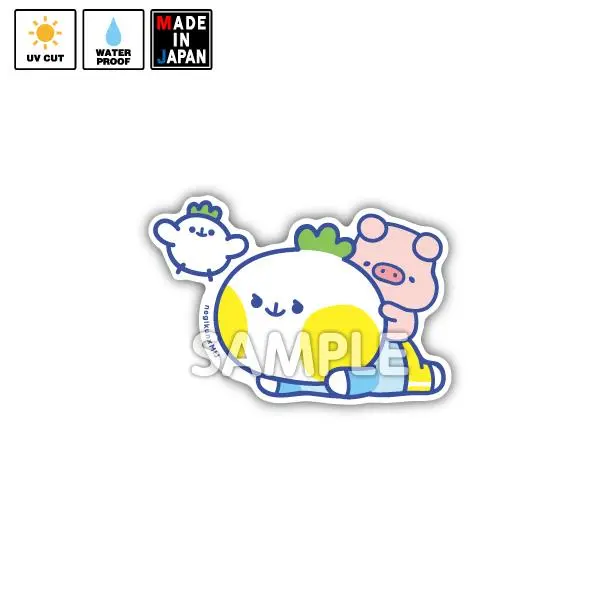 12Tou007　ステッカー　ねぎくん 1