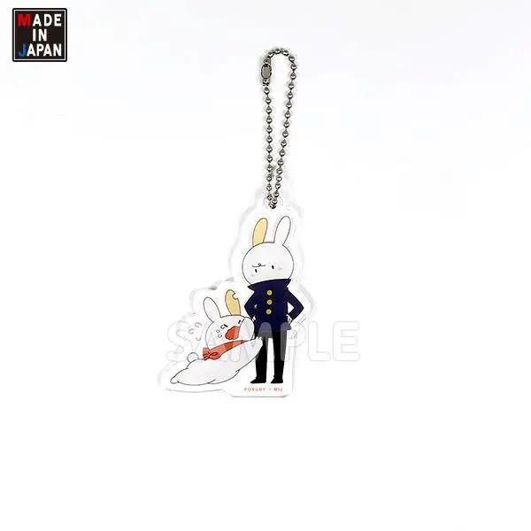 12Tou507ak　アクキー　破れ耳のウサギ　破耳兎　Poruby　パール　ウィリアム　アクリルキーホルダー 1