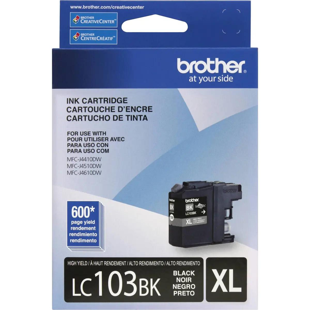 Lc103bks Black Hy Ink For Mfcj4410dw/Mfcj4510dw/Mfcj4610dw 1
