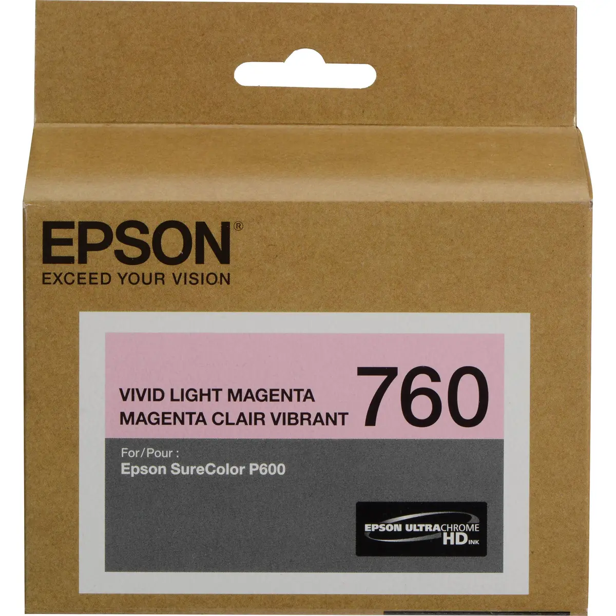 T760620 Epson Ultrachrome Hd Light Magenta Ink 26Ml, Surecol 1