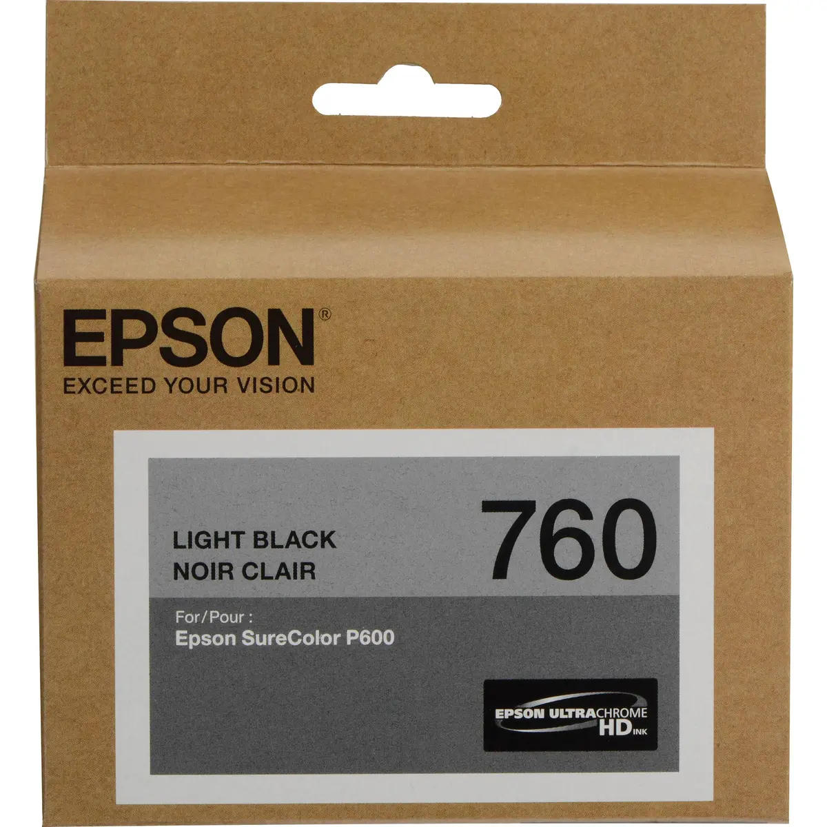 T760720 Epson Ultrachrome Hd Light Black Ink 26Ml, Surecolor 1