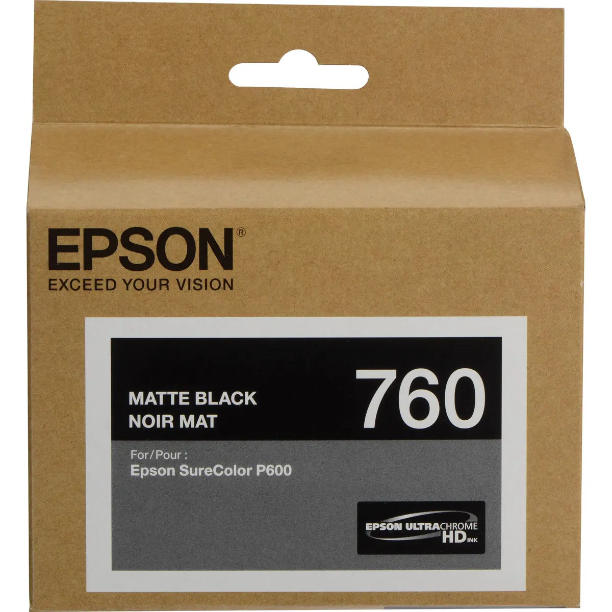 T760820 Epson Ultrachrome Hd Matte Black Ink 26Ml, Surecolor 1