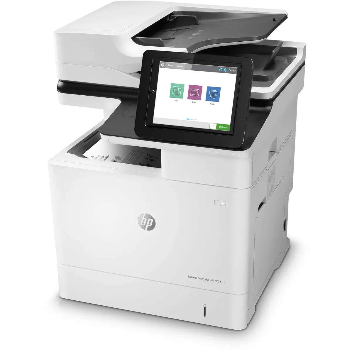$25/Month Repo - 65Ppm Hp Laserjet Enterprise Mfp M632h Monochrome Multifunction Laser Printer Scanner Office Copier 1