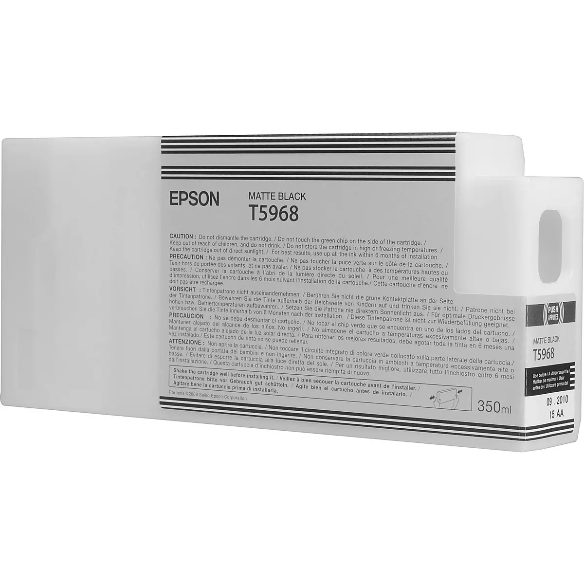 T596800 Epson Ultrachrome Hdr Matte Black 350Ml, Stylus Pro 1