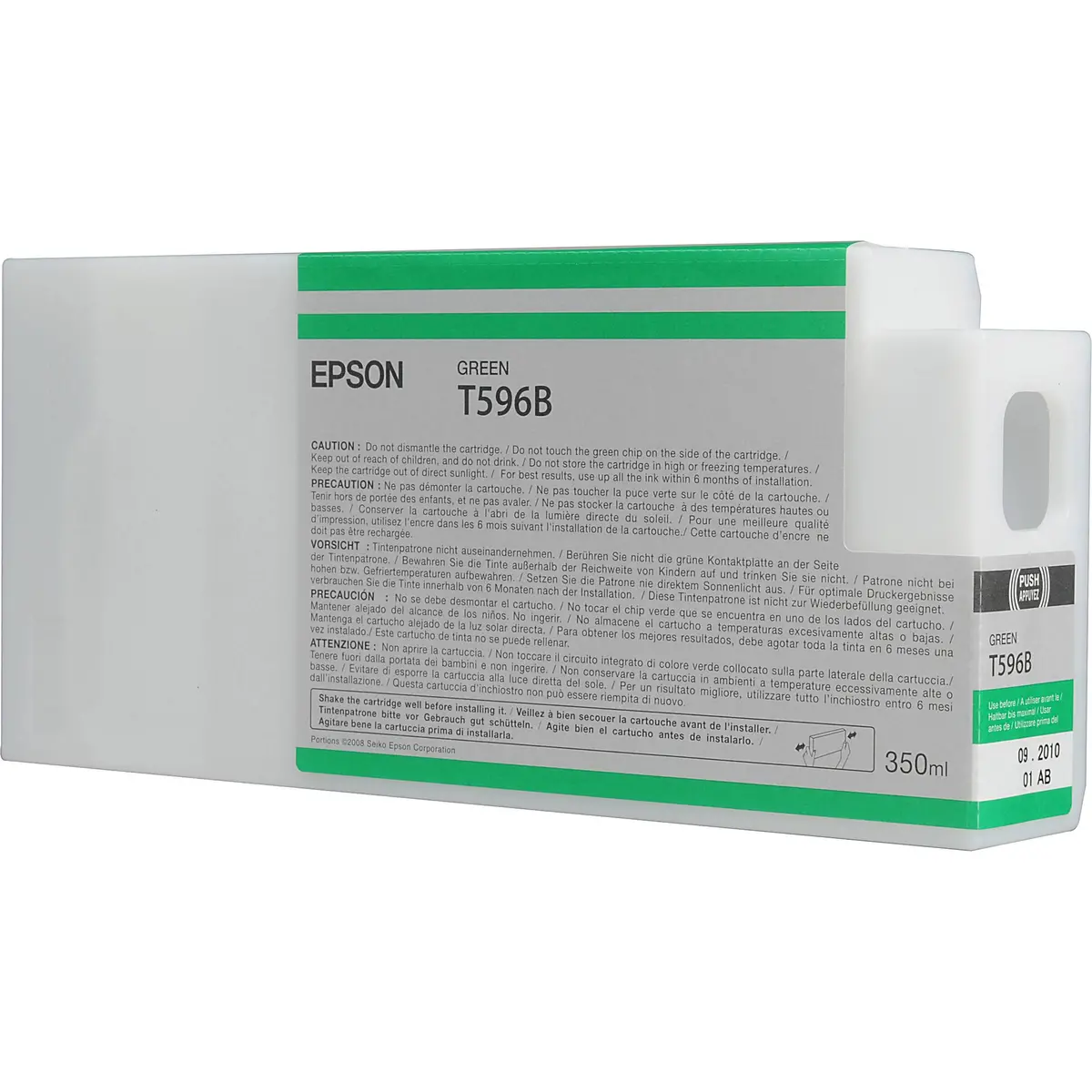 T596b00 Epson Ultrachrome Hdr Green Ink 350Ml, Stylus 7900 1