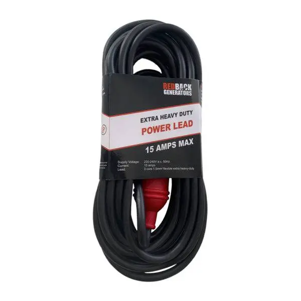 Redback | Heavy Duty Extension Lead | 15A 1