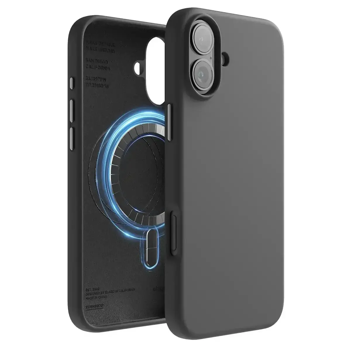 Elago - Magnetic Silicone Case For Iphone 16 / Plus / Pro / Pro Max  - Silikonowe Etui Z Magsafe 10