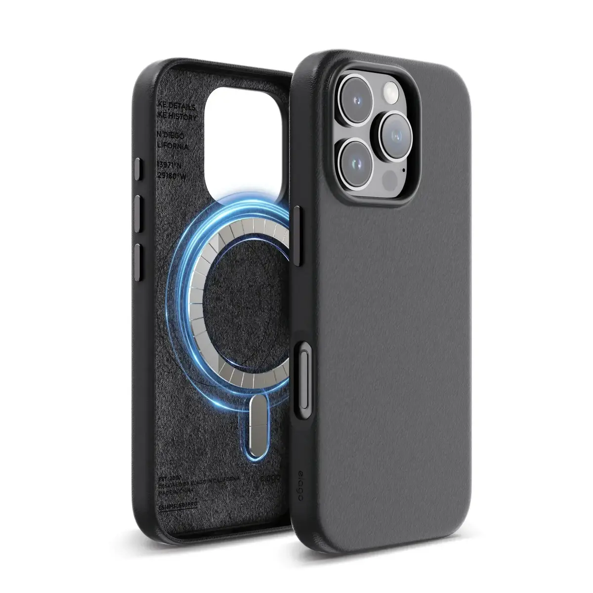 Elago - Magnetic Leather Case For Iphone 16 Pro / Pro Max - Skórzane Etui Z Magsafe 2