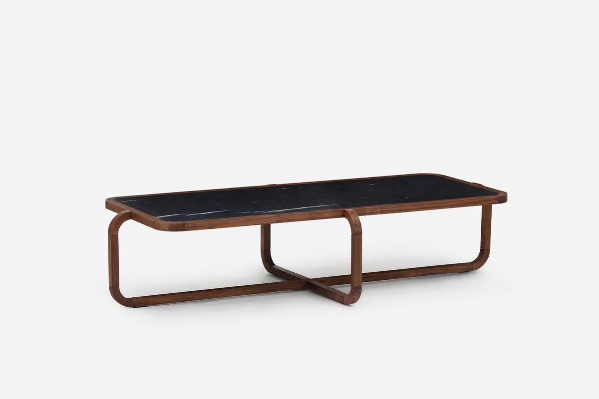 Alpha Coffee Table With Stone Top 1