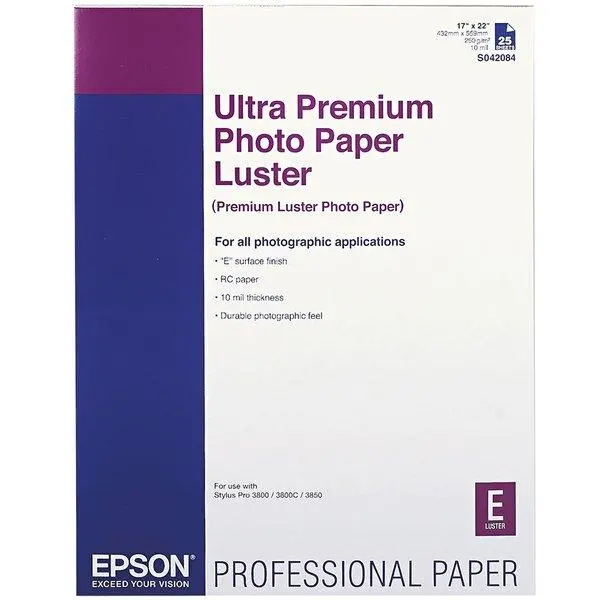 S042084 Epson Prem Lstr 17X22 25Pk 1