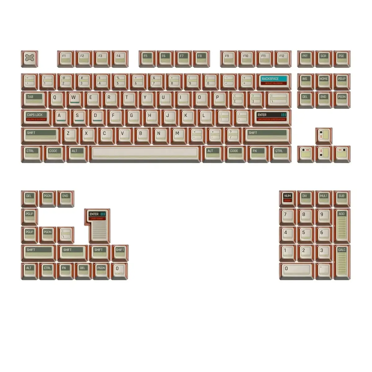 Keytok - Ctrl Dye-Sub Kol Keycaps 3
