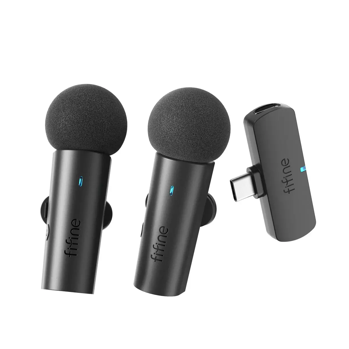 Fifine - Ampligame - M8 Wireless Lavalier Microphone - Bezprzewodowy Mikrofon Krawatowy 1