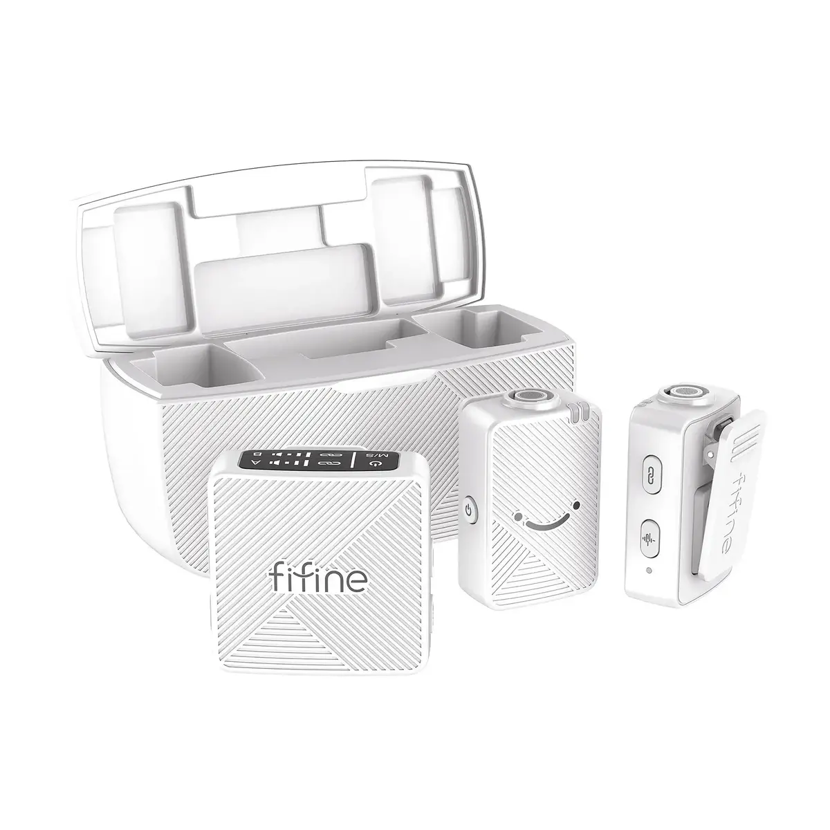Fifine - Ampligame - M9 Wireless Lavalier Microphone - Bezprzewodowy Mikrofon Krawatowy 1