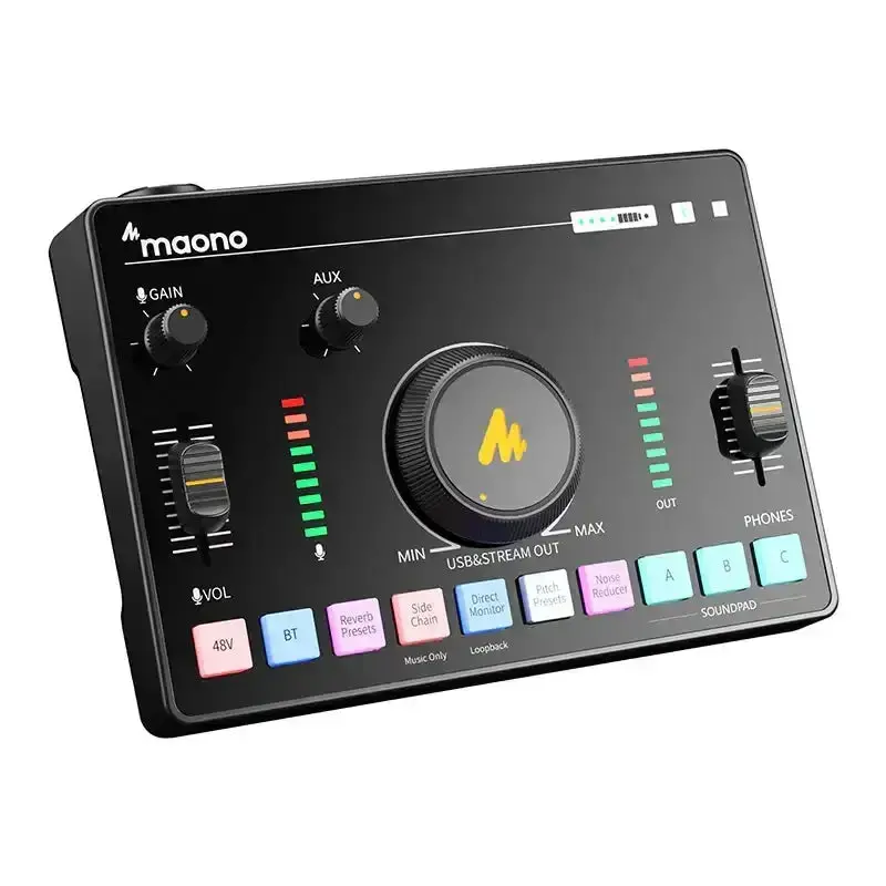 Maono - Maonocaster Amc2 Neo One-Stop Streaming Audio Mixer & Sound Card - Karta Dźwiękowa I Mikser Audio 1
