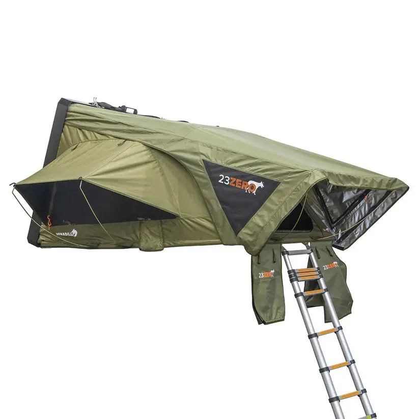 23Zero Armadillo A2 Right Hard Shell Rooftop Tent For Pickup Trucks, Suvs & Crossovers - 4 Season 1