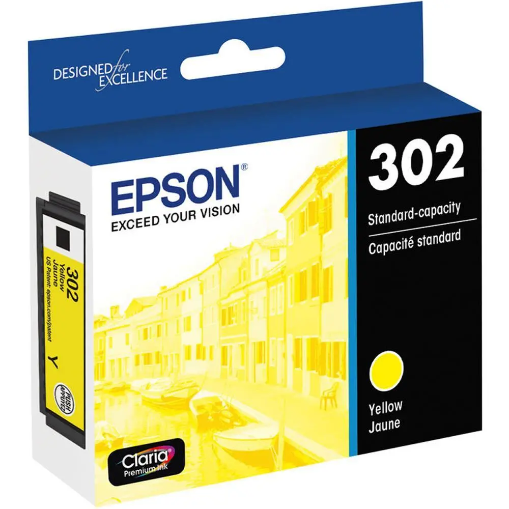 T302420s Epson T302 Claria Yellow Ink Standard Capacity, Wit 1
