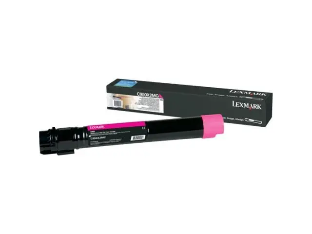 C950x2mg Lexmark C950 Magenta Toner Cartridge  22K 1