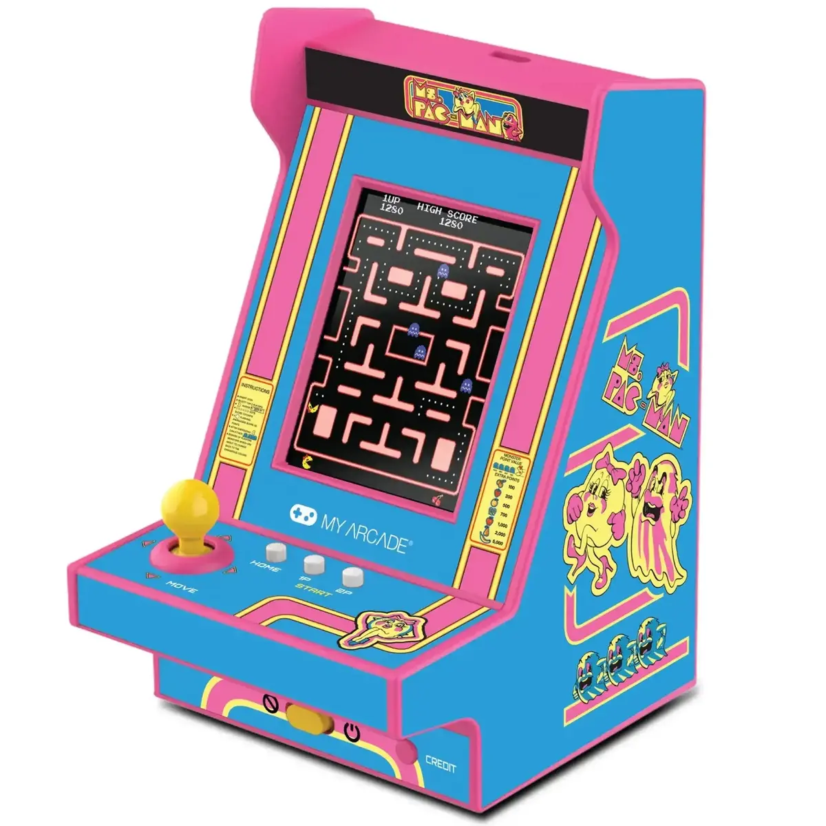 My Arcade - Ms.Pac-Man Nano Player Pro Dgunl-7023 - Kolekcjonerska Konsola Do Gier Retro 1