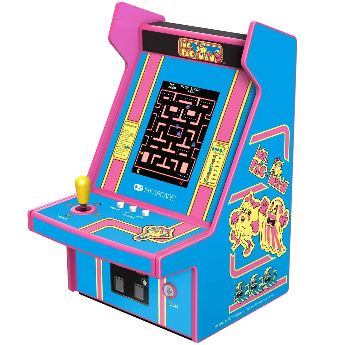 My Arcade - Ms.Pac-Man Micro Player Pro Dgunl-7009 - Kolekcjonerska Konsola Do Gier Retro 1