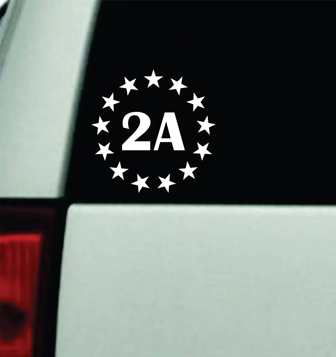 2A Stars Car Decal Truck Window Windshield Jdm Bumper Sticker Vinyl Quote Men Girls Amendment Usa America Rights We The People 1