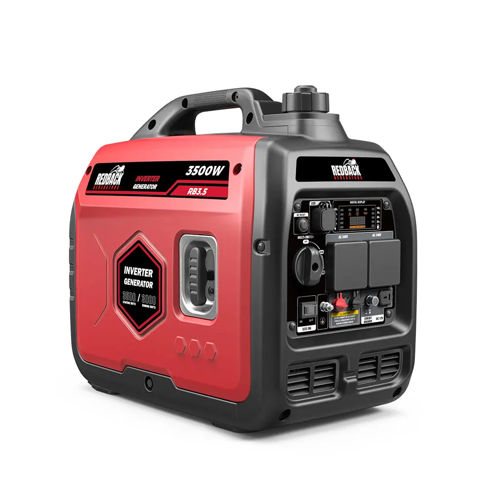 Redback Rb3.5 | Portable Inverter Generator | 3500W 3.5Kva 1