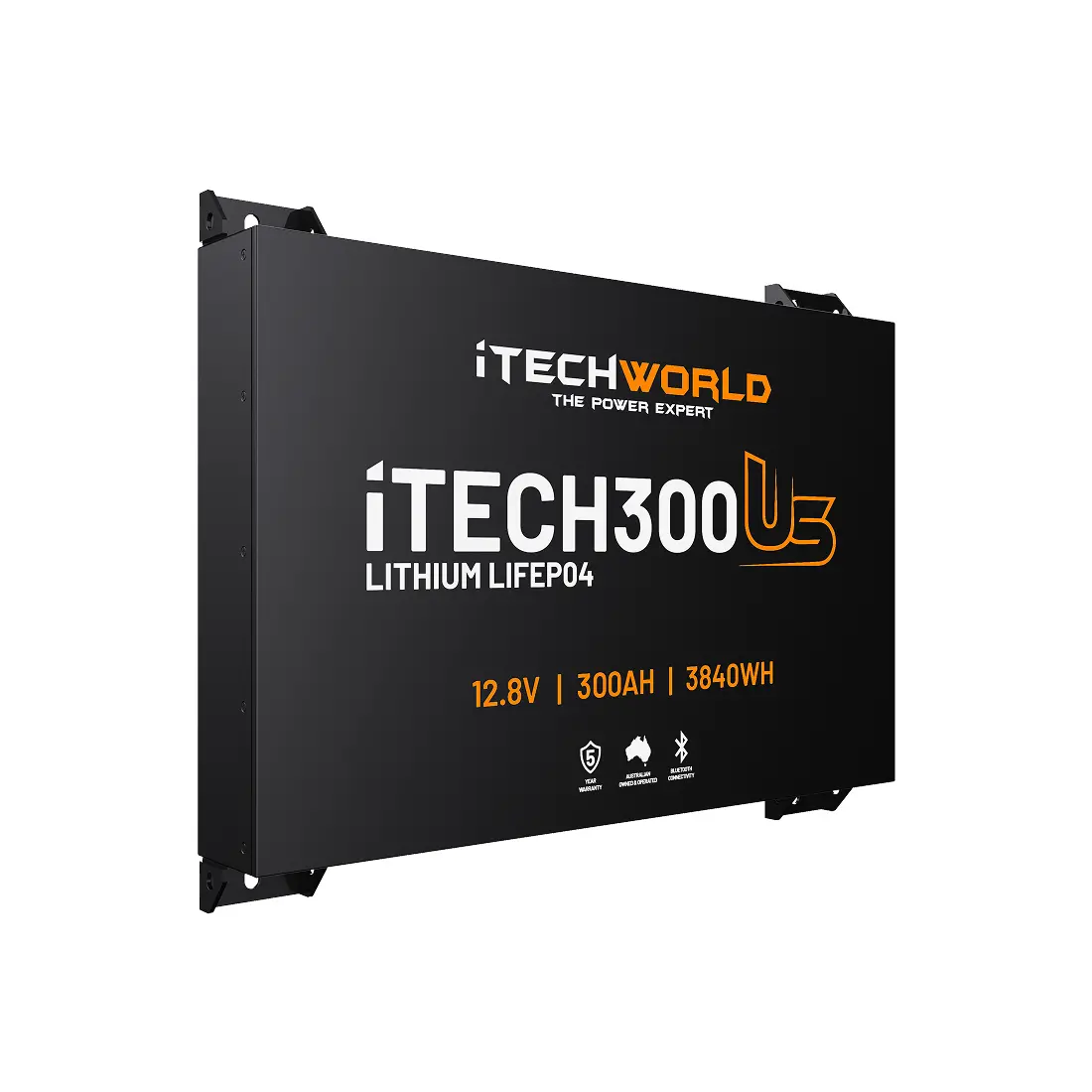 Itech300us | Ultra Slim Deep Cycle Lithium Battery | With Bluetooth Lifepo4 300Ah 1
