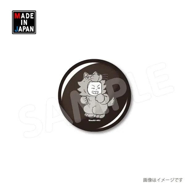 32Masaki004　缶バッジ32mm　Masaki　着ぐるみ家族 1