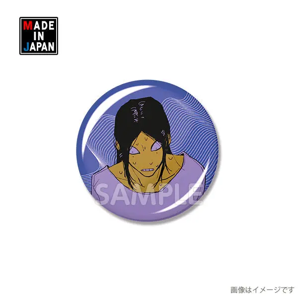 32Murasaki004　缶バッジ　ムラサキヒムシ 1