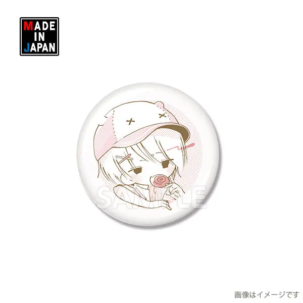 32Tefu003　缶バッジ　てふてふ 1