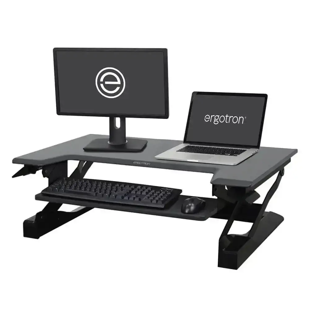 Ergotron - Workfit-T - Sit-Stand Desktop Workstation - Medium Surface 2