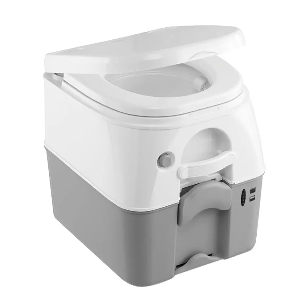 Dometic 975 Portable Toilet W/Mounting Brackets - 5 Gallon - Grey [301097506] 1